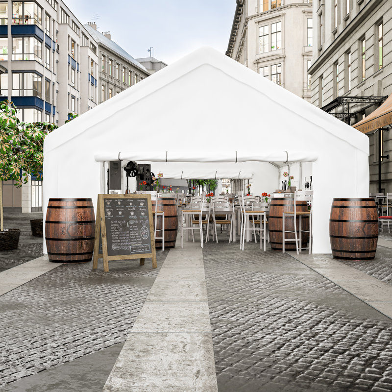 Tente de réception de fête avec sacs de rangement, H 12 pi x l 20 pi x P 32 pi