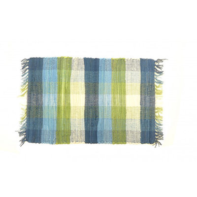 Lakeicha Cotton Checkered Rectangle Placemat