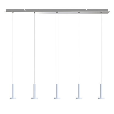 Luminaire suspendu pour îlot de cuisine à 5 lumières Netice