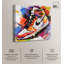 «Bright Bold Splash Sneaker», impressions sur toile par Art Remedy-110315182-110315188-110315180