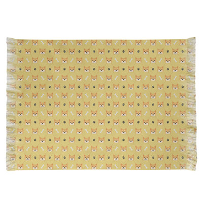 Tapis jaune shiba shiba Mcguigan