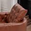 Fauteuil pivotant en cuir véritable Azib-1411745282