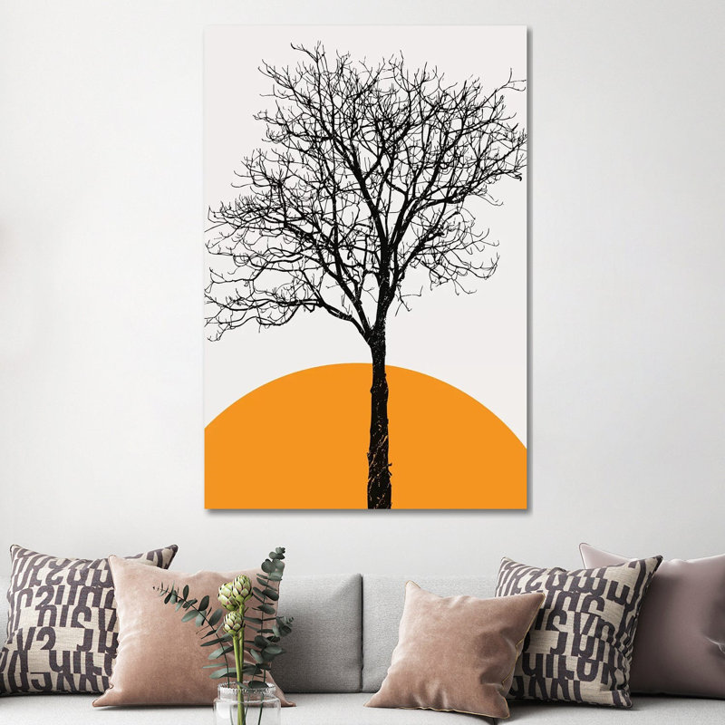 The Birch 1 Piece Wrapped Canvas Wall Art, 152.5 cm H x 101.5 cm W