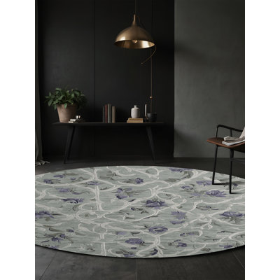 Machine Washable Gray Area Rug