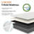 Colligan Medium Infused Tri-fold Memory Foam Folding Mattress Topper for Camping, Foldable Mattress Topper with Washable Cover-2083113750-2117053879