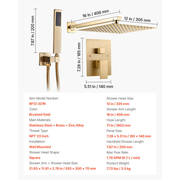 Dimensions du produit