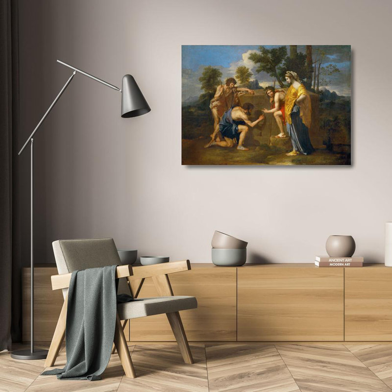 Et dans Arcadia Ego ', H 17 po x l 24 po