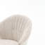 Ensemble de 2 tabourets pivotants à oreilles avec pieds en bois massif, revêtement en chenille et pieds réglables-320399656