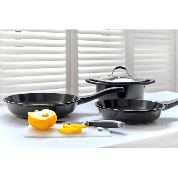 Cuisinart Ceramica XT Matte Collection Ceramic Non-Stick 12 Skillet with Helper Handle & Lid