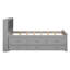Lit plateforme avec tête de lit, USB, lit gigogne simple et 3 tiroirs-378079353-378079354