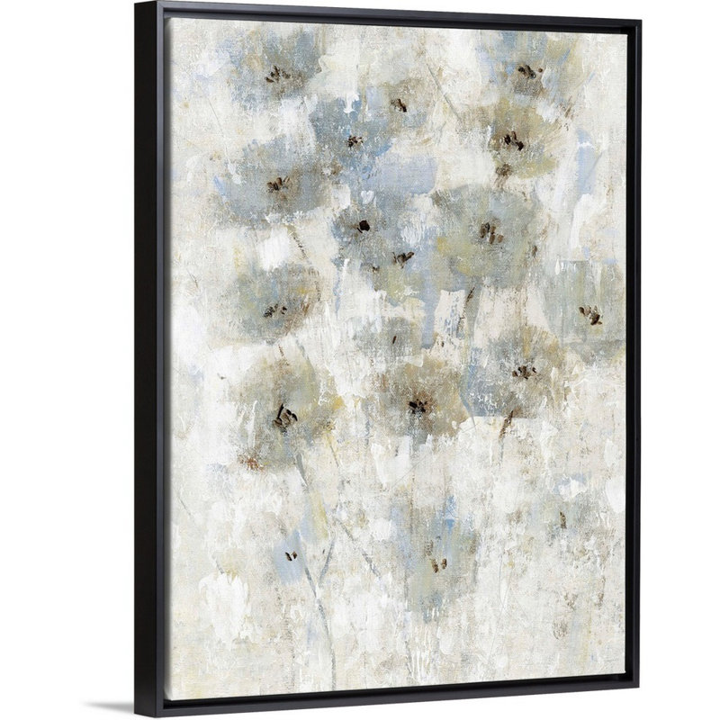 Reproduction d’art sur toile, "Early Bloom I" par Timothy e Toole, H 26 po x l 20 po x P 1,75 po, Cadre flottant noir