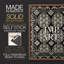 Impression abstraite vintage encadrée CXCVII - bois massif-675271486-675271475