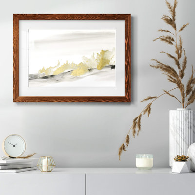 Gold On The Horizon II Framed On Paper Print