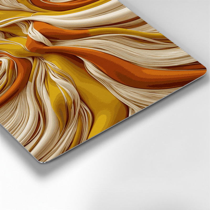 Abstrait art figuratif 51, H 12 po x l 18 po