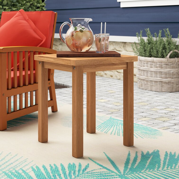 Highland Dunes Corum Wooden Side Table & Reviews | Wayfair