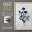 Reproduction encadrée Wild Indigo I-Premium - prêt à être accroché - aucun clou requis - aucun clou requis-1086682916-1086682939