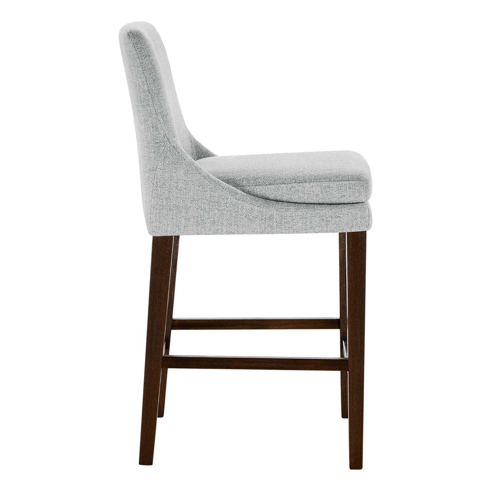 Niara Bar and Counter Stool, Counter Stool (26” Seat Height), Nathan Gray Heathered