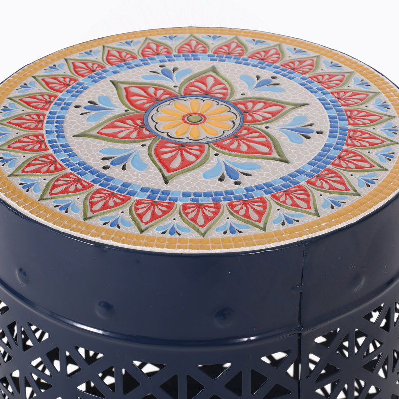 End Table, Dark Blue