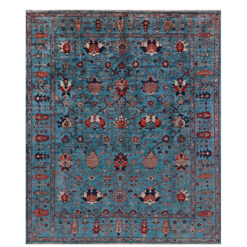 One-of-a-Kind 8'1" X 9'7" Hand Knotted Area Rug