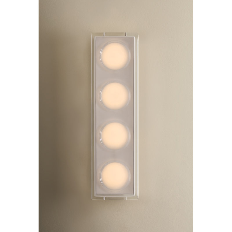 Mars 4 - Light LED Vanity Light, Polished Chrome, 4 Lights, 13 W