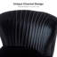 Fauteuil d'appoint en velours Leona avec pieds en métal-896446416