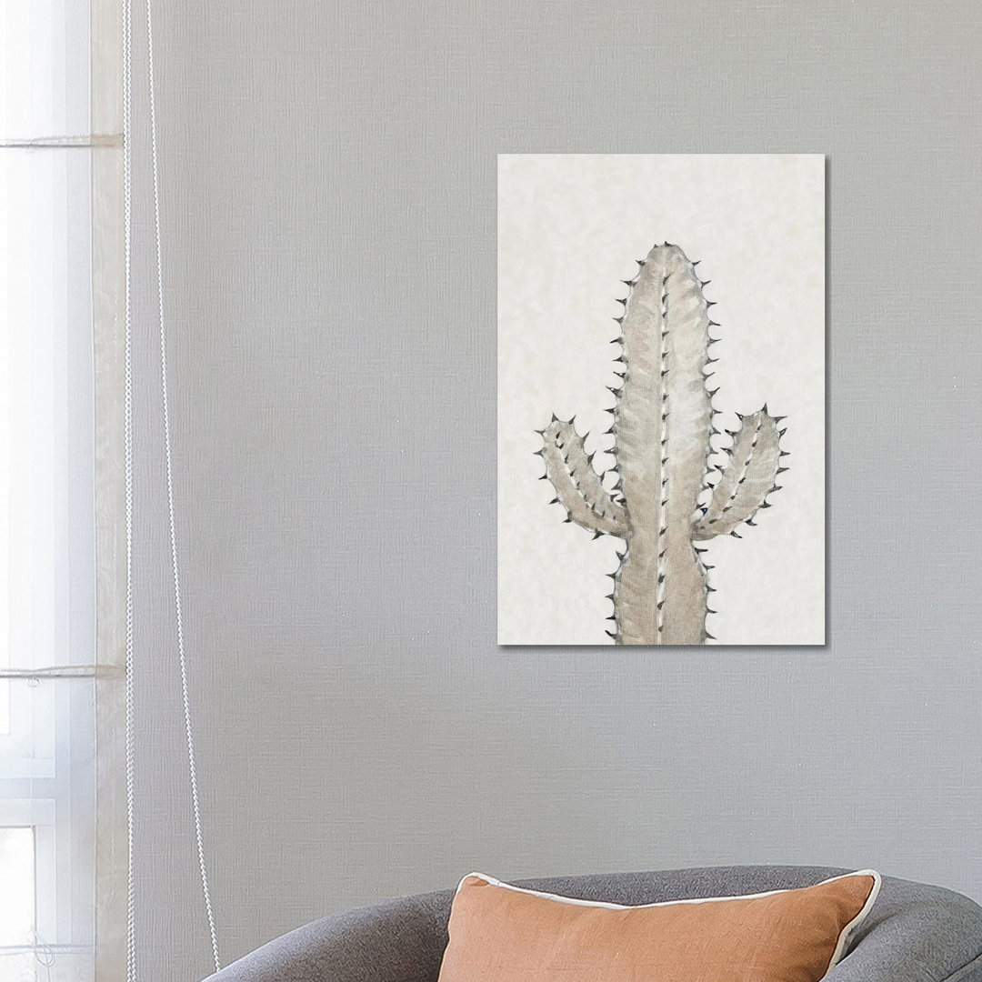 Cactus Study I von Tim OToole - Giclée auf Leinwand ohne Rahmen Galerieverpackt