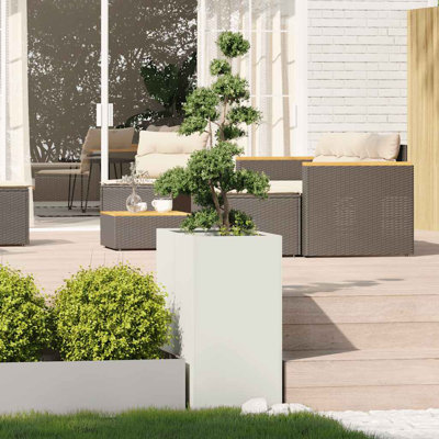 Planter 80x80 Cm Steel