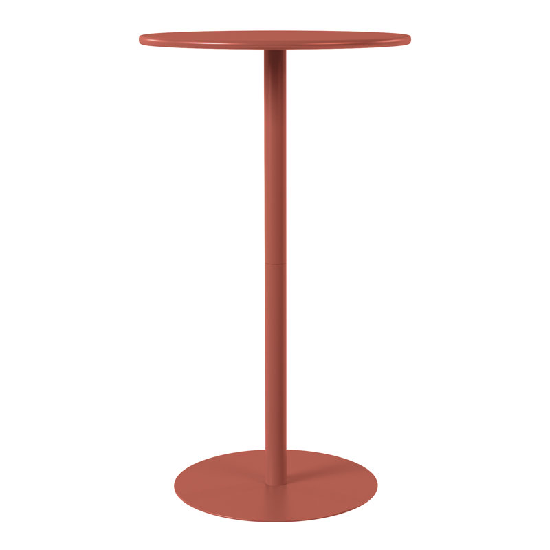 Table de bar ronde pour l'extérieur, Rouge