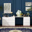 Bureau de coiffeuse avec 9 tiroirs Brance