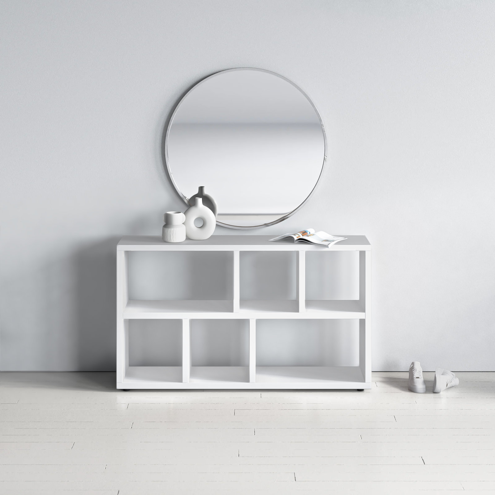 Stetson 59" Bookcase, Pure White
