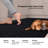Runner Rugs for Hallway or Kitchen with Rubber Backing, Black 5'x44'-495632071