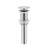 Waterfall - Style Single Handle Bathroom Faucet With Pop Up Drain, No Overflow, Stainless Steel Material, Corrosion Surface, Gentle Waterfall, Ideal For Sinks Without Overflow Spout And Steel,-121617443