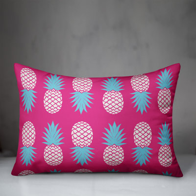  Pineapple Outdoor Lumbar Pillow