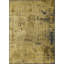 Yellow/Black Abstract Luxury Area Rug-68861510