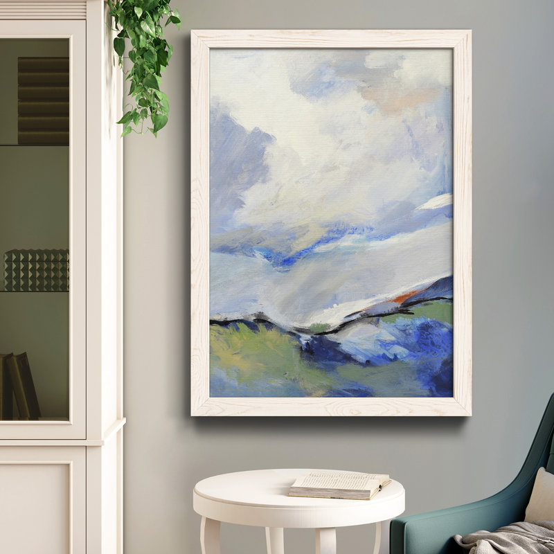 AROund the Clouds III, impression sur papier encadrée, Blanc, H 31 po x l 44 po x P 1 po