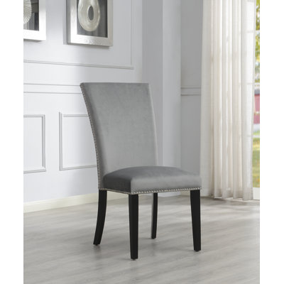 20'' H Velvet Upholstered Dining Chair