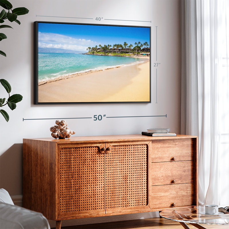 Impression sur toile Napili Bay Paradise, H 27 po x l 40 po