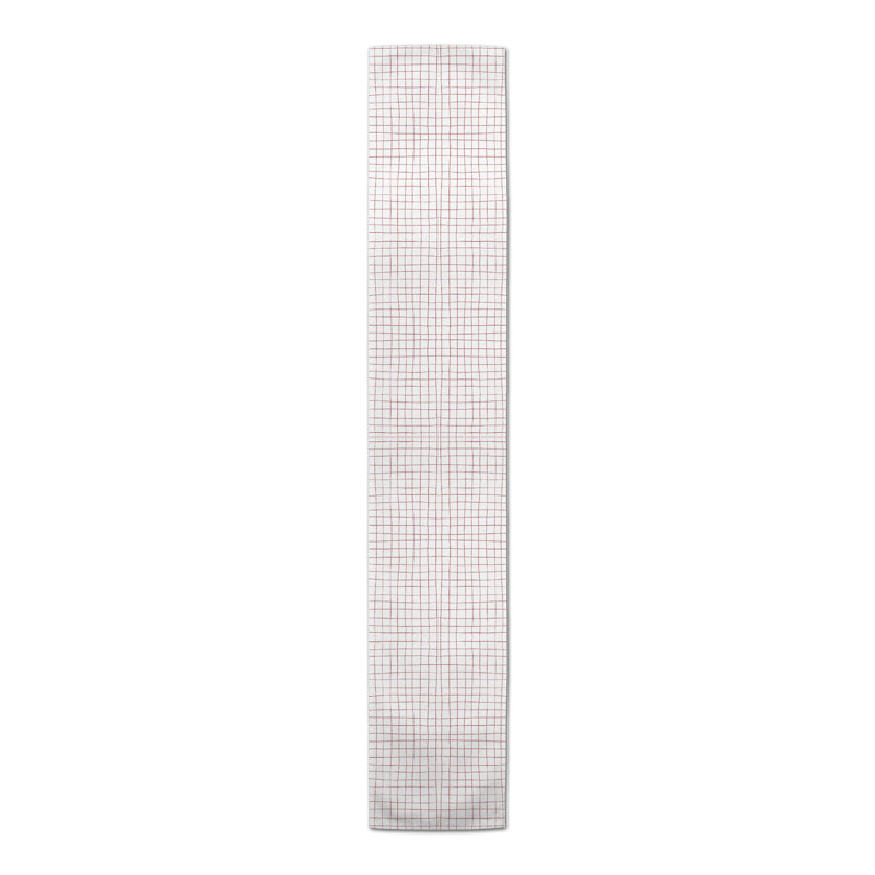 Chemin de table Neche, 90 po x 16 po, Rouge