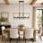 Iolande 5 - Light Dimmable Kitchen Island Square / Rectangle Pendant