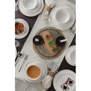 Brabazon 18 Piece Ceramic Dinnerware Set - Service for 6