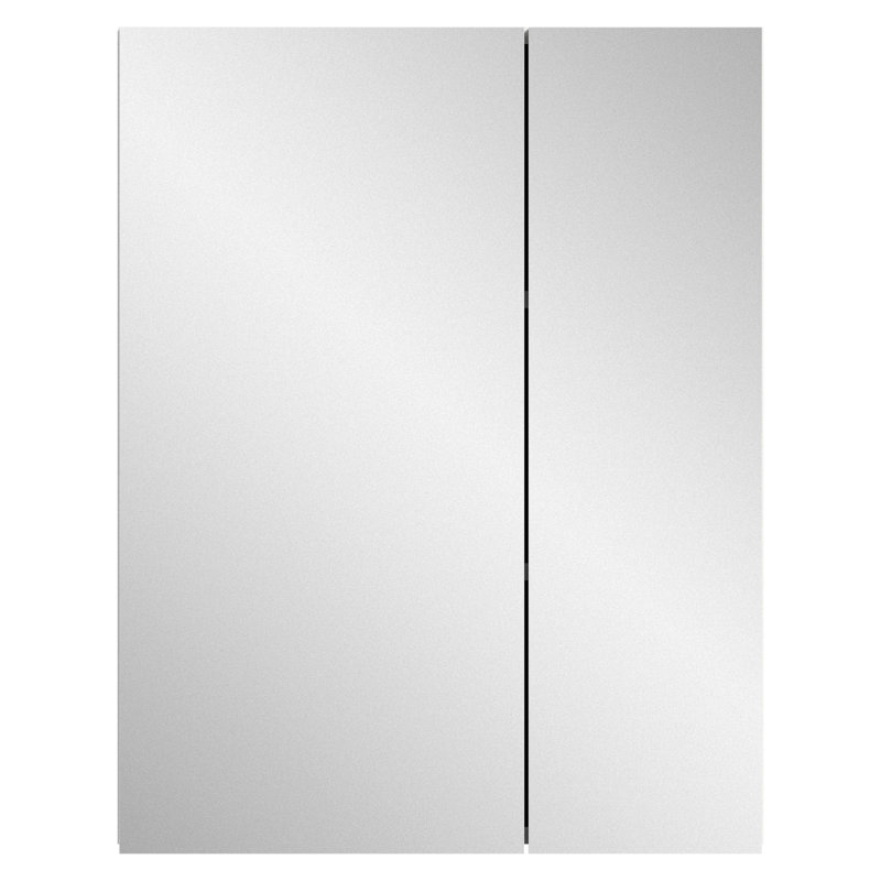 Petyo 77cm H x 82cm W Wall Mounted Required Mirror Cabinet
