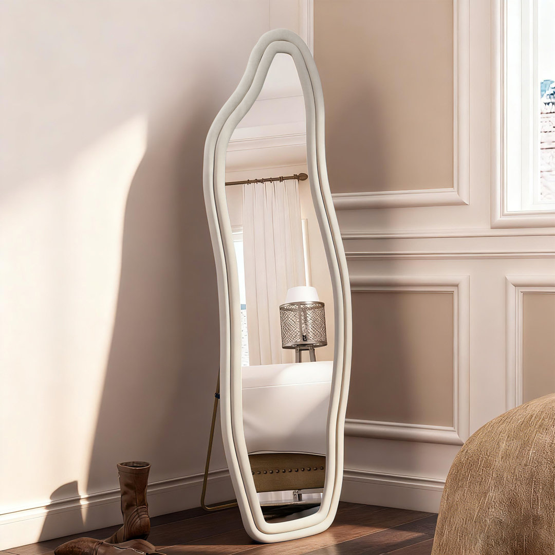 Aleaya Fabric Half-circle Mirror