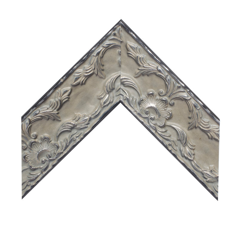 Miroir Vanhoose, Nickel satiné antique, 30 po x 44 po