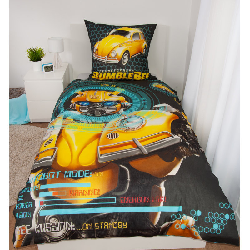 Bumblebee Transformers Duvet Cover Set