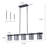 Beth 5-light Dimmable Kitchen Island Linear Pendant