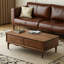 Table basse de style français rétro avec rangement minimaliste-1977029245