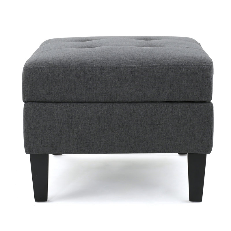 OTTOMAN DE RANGEMENT, Gris foncé
