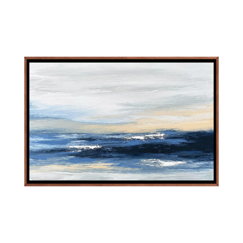 Neah Bay - Print on Canvas, 66.04 cm H x 45.72 cm W, Classic Brown Wood Framed