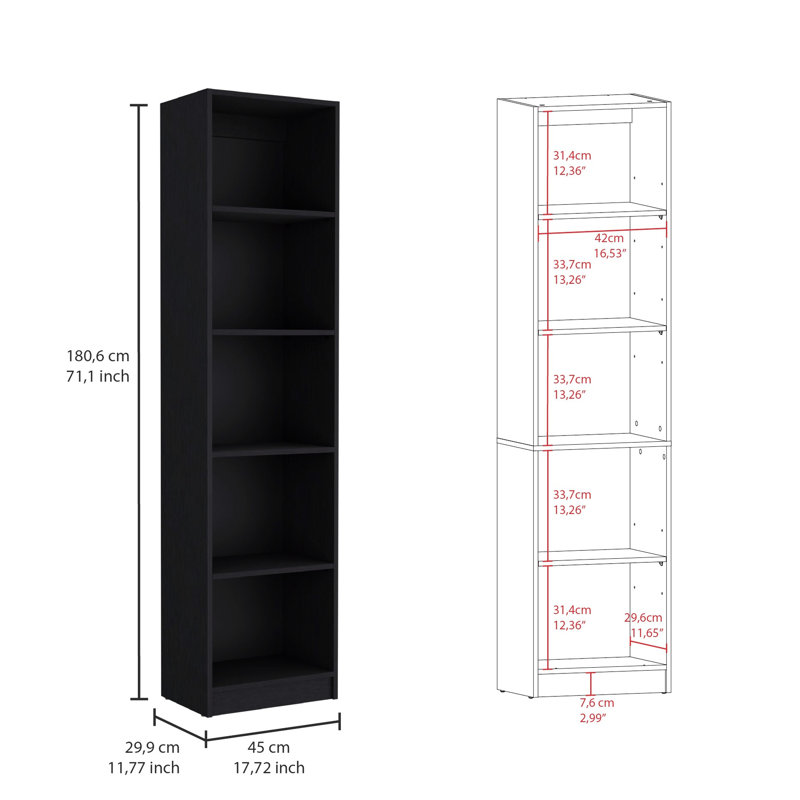 Étagère de salon noire 3: Bibliothèques pour un espace de rangement pratique