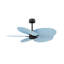 Alessandra Tropical - Five Blade Ceiling Fan - Matte White Finish - Matte White Blades-1004283738-1004283734
